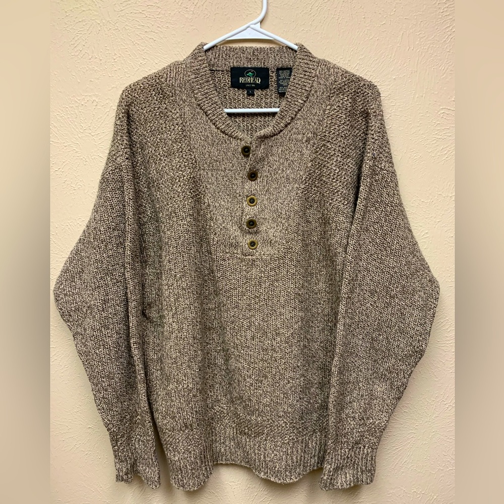 Men’s Large Redhead tan heavy sweater